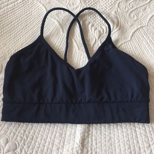 Fabletics Navy sports bra
